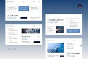 White Blue Modern AI Business Plan, a Presentation Template by Claymoon Lab (Thumbnail 3 of 7)