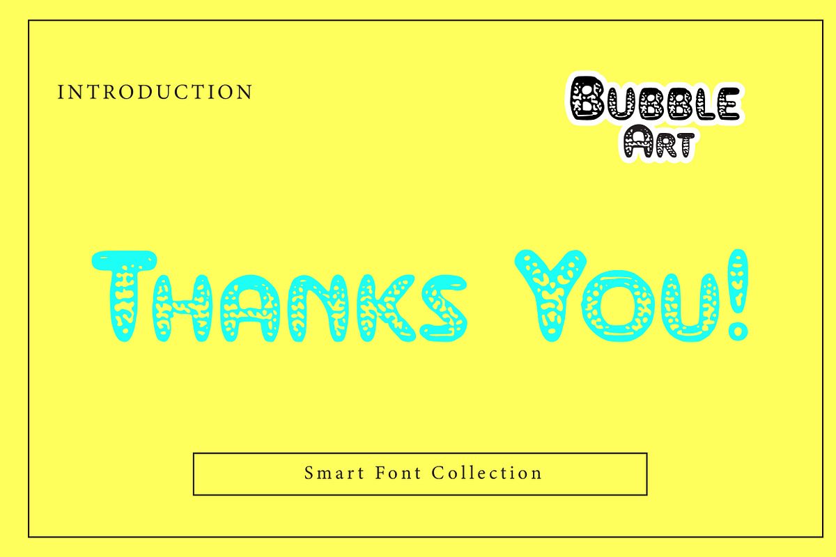 Bubble Art, a Slab Serif Font by Wow Magic (Photo 3 of 3)
