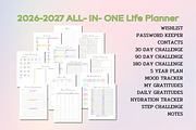 2027-2028 All in One Life Planner, a Templates & Theme by Adalin Shop (Thumbnail 7 of 10)