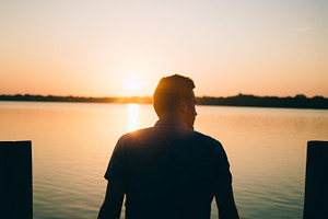 Man at Sunrise