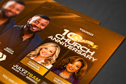 10 Year Church Anniversary Flyer PSD, a Social Media Template by church flyer templates (Thumbnail 2 of 12)