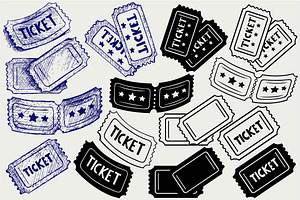 Cinema Tickets SVG