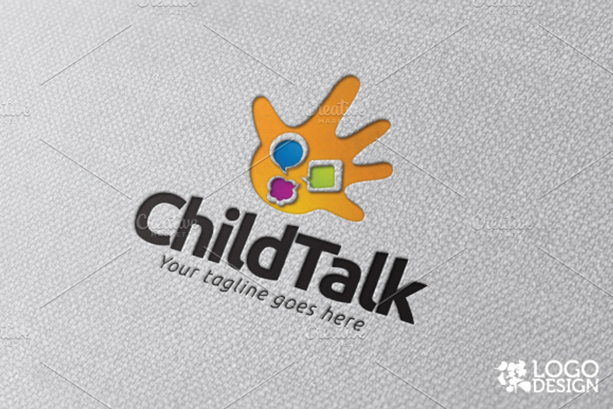 Child Talk, a Branding & Logo Template by KitCreativeStudio2 (Photo 2 of 5)