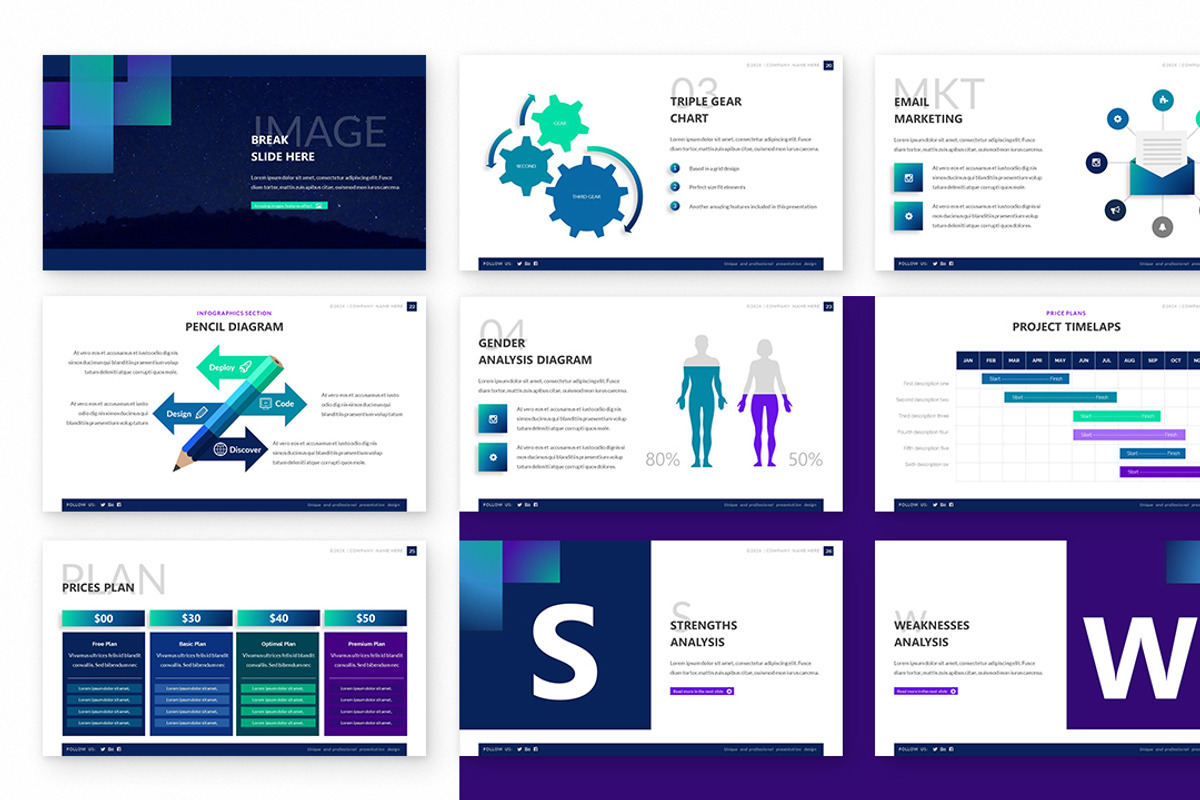 Technology Powerpoint Template, a Presentation Template by Zacomic Studios (Photo 4 of 7)