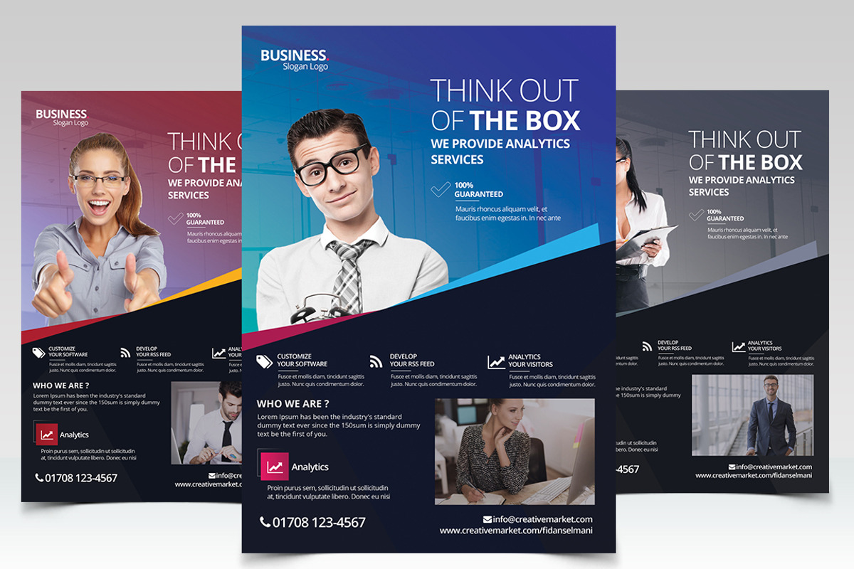 Business & Corporate - PSD Flyer, a Flyer Template by PixelsDesign