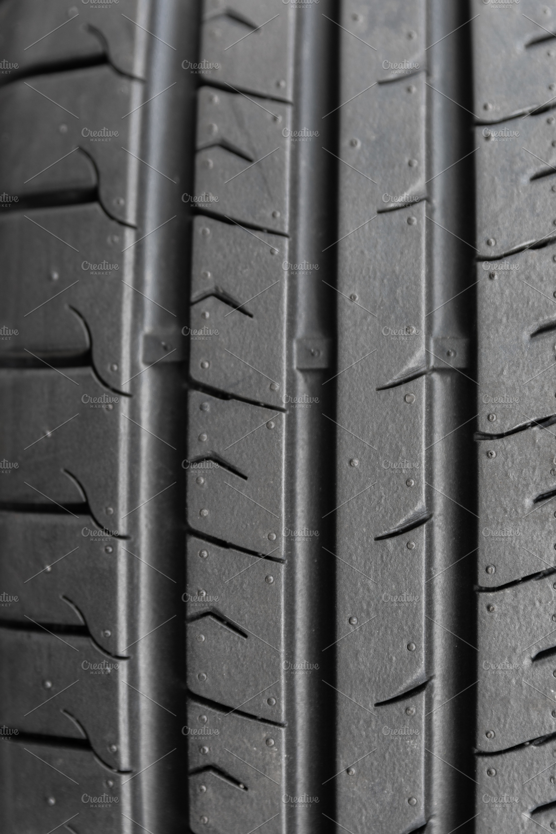 Vertical Tire Tread Macro, a Transportation Photo by Ales Munt