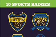 SPORTS BADGES AND LOGO BUNDLE, a Branding & Logo Template by shazi (Thumbnail 28 of 31)