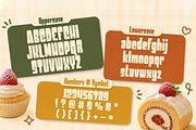 Bouncy Mochi Bold Font, a Handwritten Font by cocodesign (Thumbnail 5 of 9)