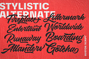 Buston Script ⚡️, a Script Font by Dirtyline Studio (Thumbnail 6 of 21)