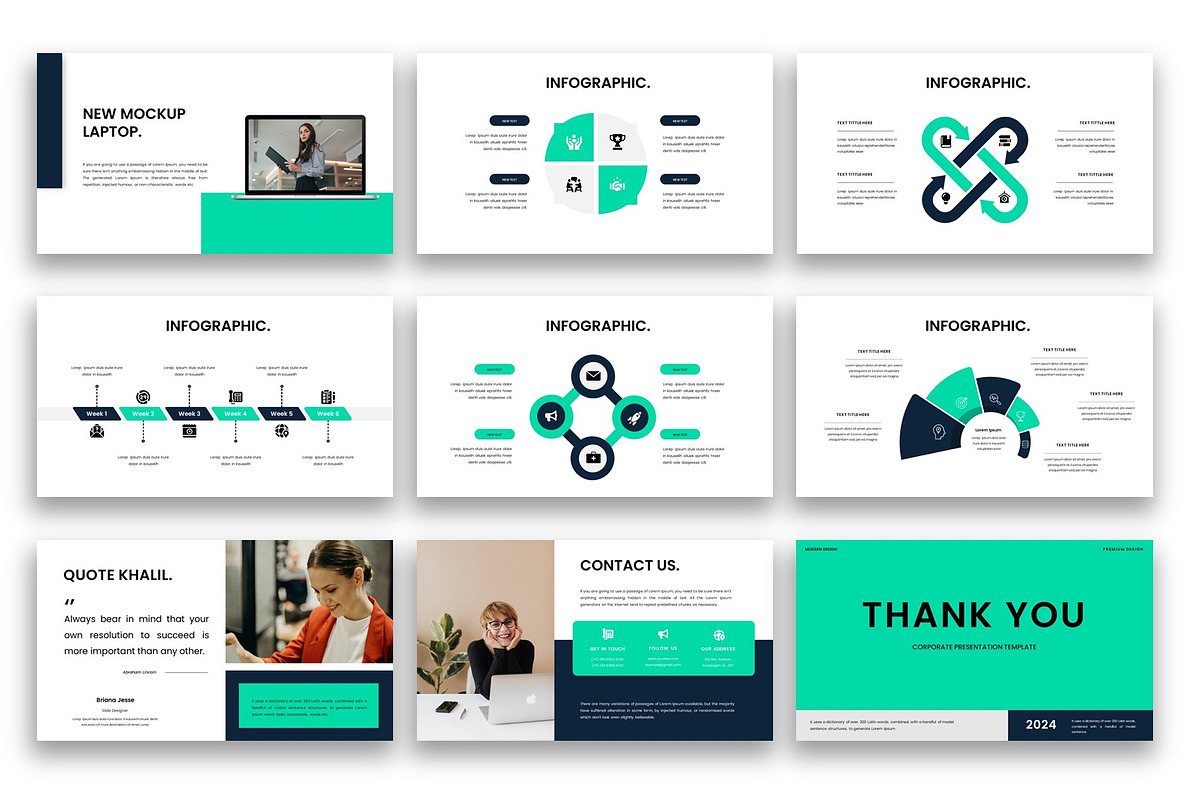 Khalil – Business PowerPoint, a Presentation Template by kreatifreya (Photo 5 of 5)