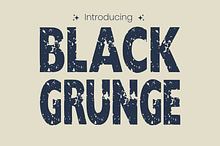 Black Grunge - Grunge Font Type