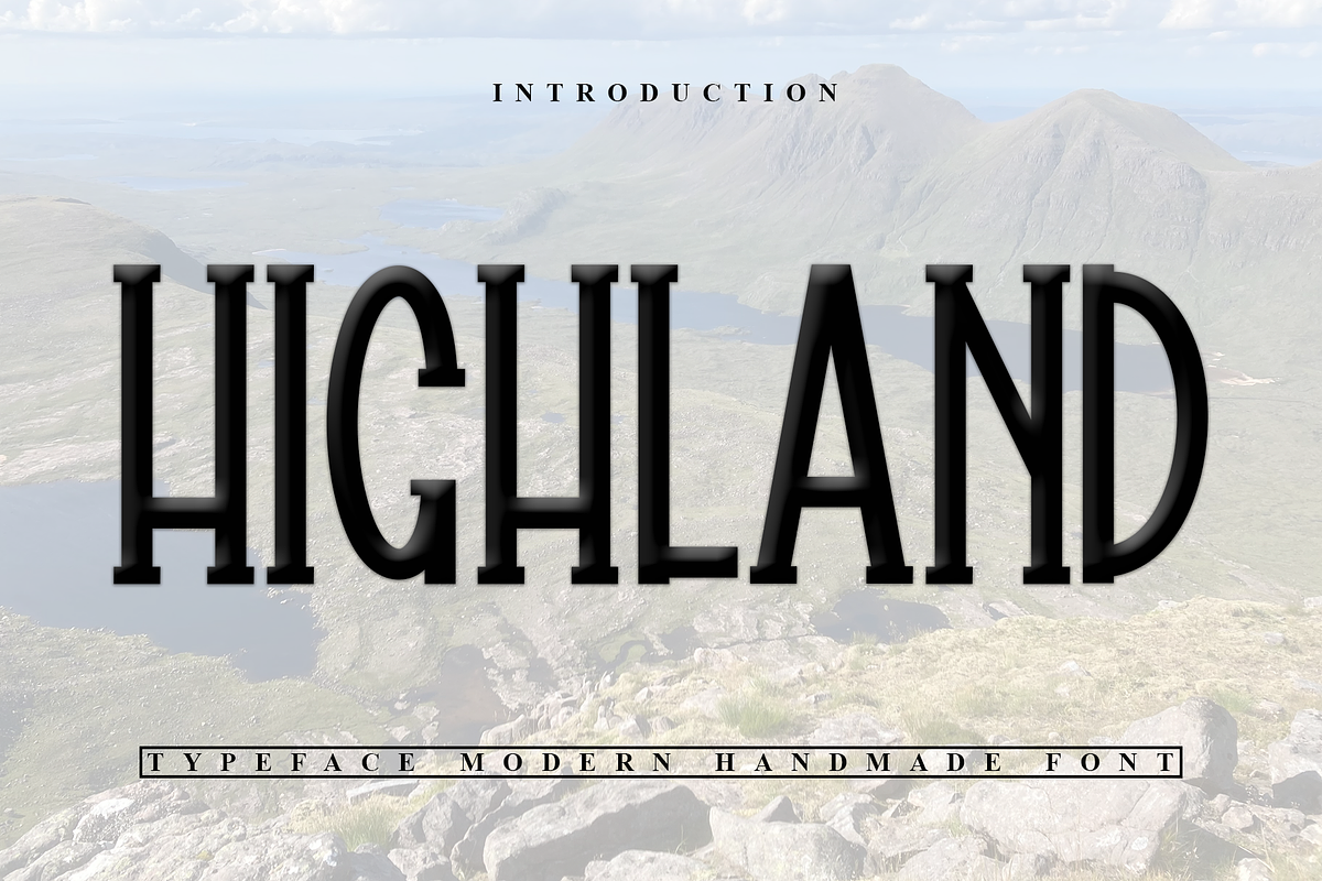 Highland, a Serif Font by InermediaSTUDIO (Photo 1 of 7)