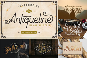 Best Vintage Font Bundles