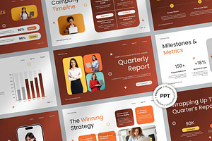 3D Animated Business Report Deck, a Presentation Template by FIBRINOSÄ