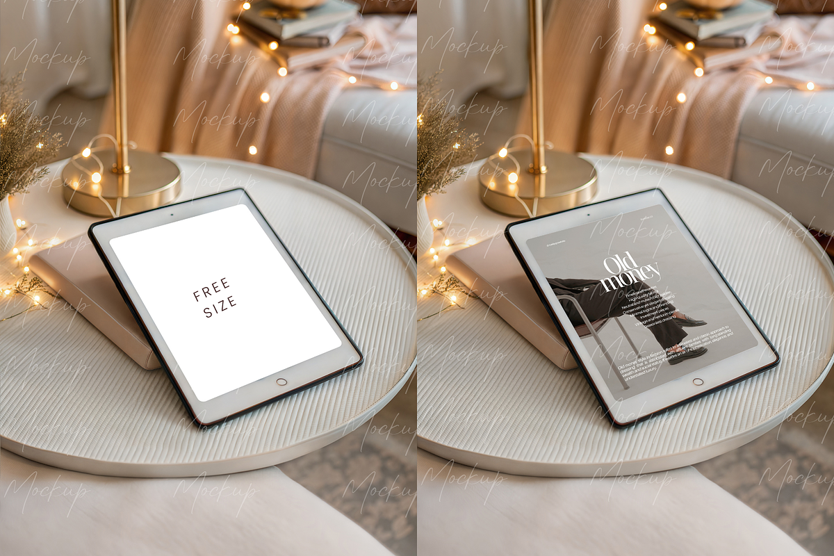 Minimal Tablet Screen Mockup, a Product Mockup by TatiMockup (Photo 2 of 3)