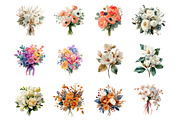 Wedding Flower Bouquet Clipart, an Illustration by Design Market (Thumbnail 3 of 4)