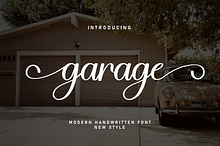 Garage | Script Font