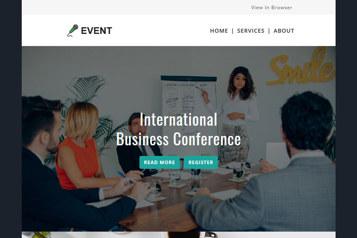 EVENT- Responsive Email Template, an Email Template by FourDinos (Photo 4 of 5)