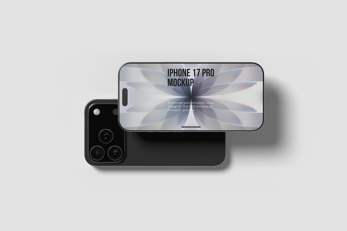 iPhone 17 Pro Max Mockups, an iPhone Mockup by graphiccrew (Photo 13 of 16)