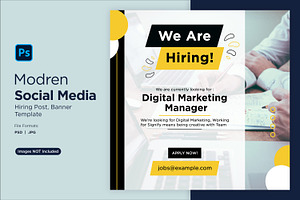 We Are Hiring Social Media Post 32