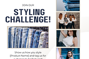 DENIM CLOTHING STORE SOCIAL MEDIA, a Social Media Template by Daring Digies (Thumbnail 6 of 8)