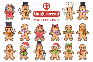 Gingerbread Vector Illustration