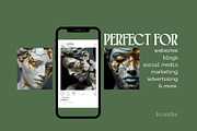 28 Cracked Greek Face Sculptures, a Person Illustration by Incomelion (Thumbnail 4 of 6)
