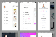 Mobile Theme UI/UX Kit, an UI Kit Template by App for Mobile & Website (Thumbnail 8 of 10)