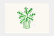 Plant Lady - aesthetic line art, a Person Illustration by Annakniaz (Thumbnail 17 of 17)