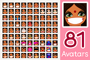 vector BIG avatars SET, a Templates & Theme by WINDmade (Thumbnail 14 of 40)