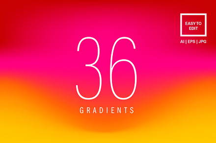 36 Gradients | Collection 2, a Gradient Add-On by Prime 0n Studio