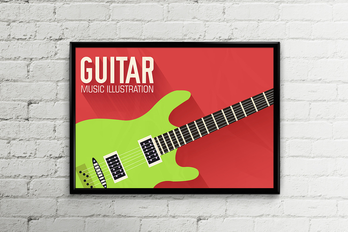 Music flat instruments illustrations, an Illustration by LineTale (Photo 3 of 5)