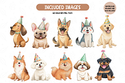 Paw Party Clipart, Dog Birthday, an Illustration by TatiMockup (Thumbnail 3 of 7)