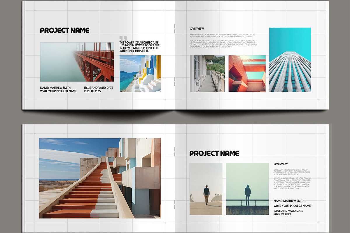 Modern Architecture Portfolio Design, a Brochure Template by MightyDesign (Photo 5 of 8)