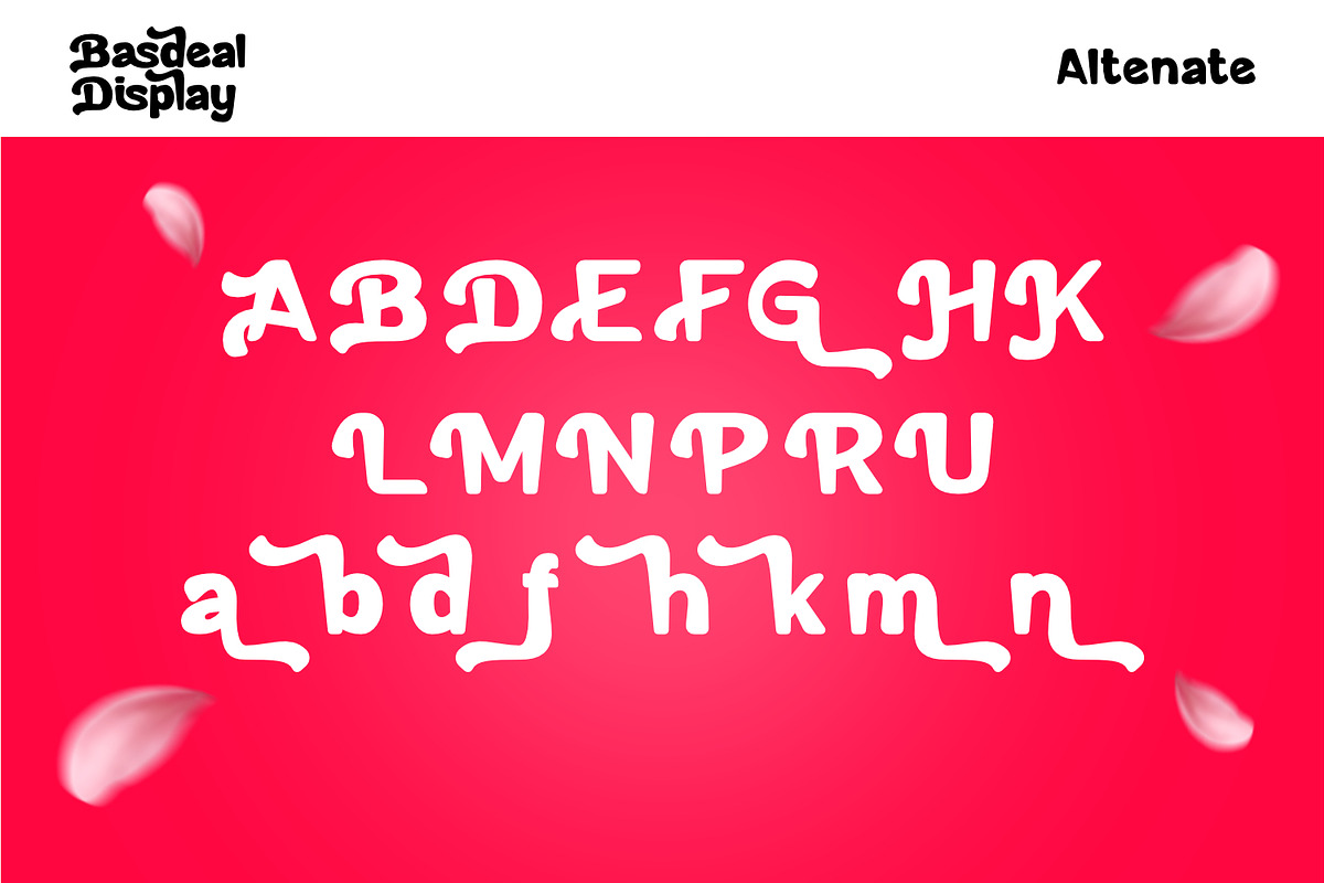 Basdeal Display - Sans Serif Display, a Sans Serif Font by Rishsketch (Photo 11 of 13)