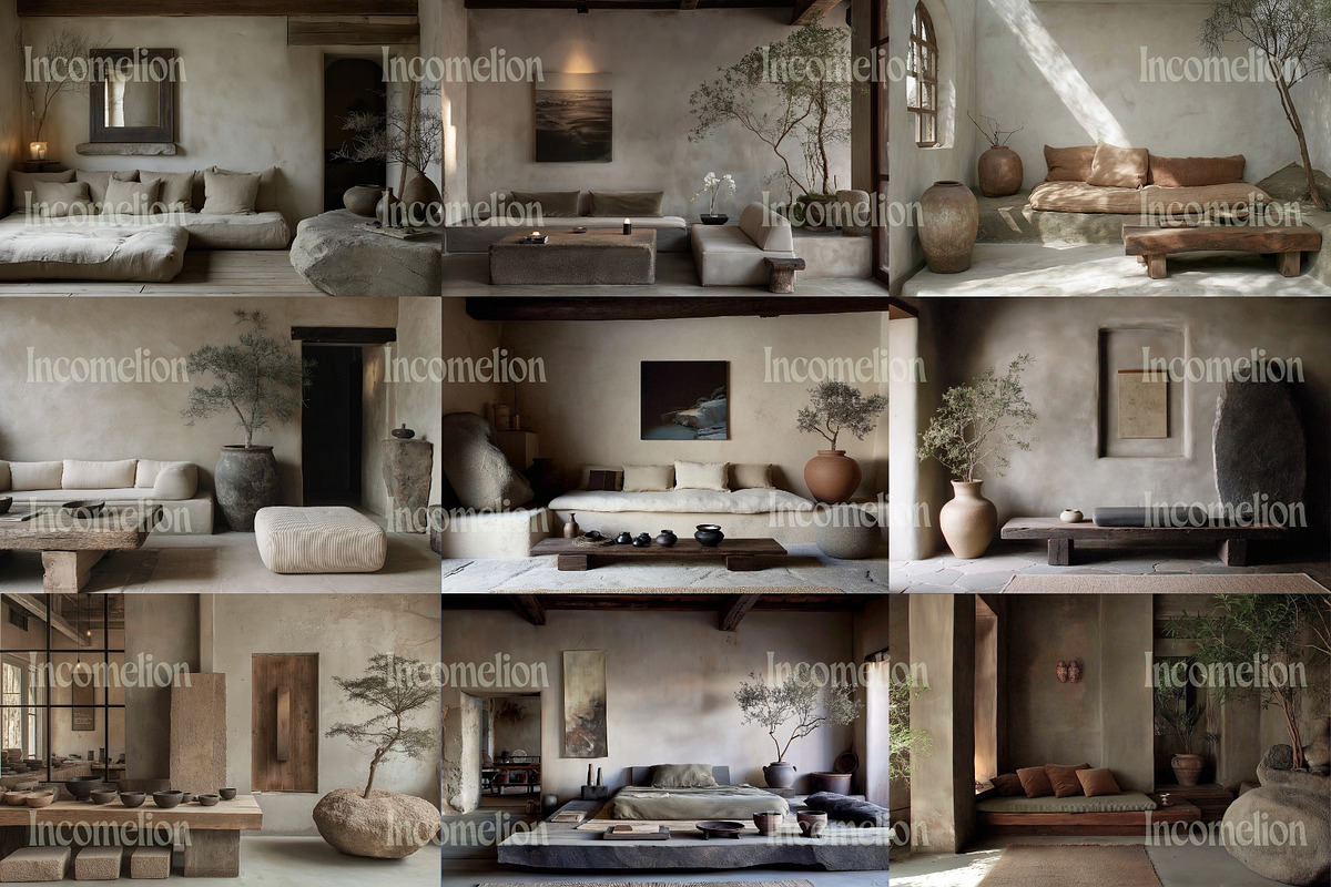 20 Wabi Sabi Interior Stock Photos, an Arts & Entertainment Photo by Incomelion (Photo 7 of 10)