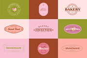 9 Retro Bakery Logo Templates, a Branding & Logo Template by MerdeneDesignStudio (Thumbnail 1 of 10)
