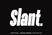 Looproad - Condensed Regular Slant, a Sans Serif Font by Luna Shop (Thumbnail 2 of 5)