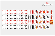 Flat Playing Cards Deck, an Illustration by Mauricio Duque (Thumbnail 1 of 2)