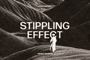 Stippling Photo Effect, a Layer Style Add-On by Design Squad
