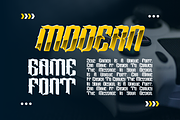 Zeuz Gamer - Modern Font, a Sans Serif Font by Viswal Studio (Thumbnail 2 of 5)