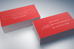 Modern Minimal Business Card 001