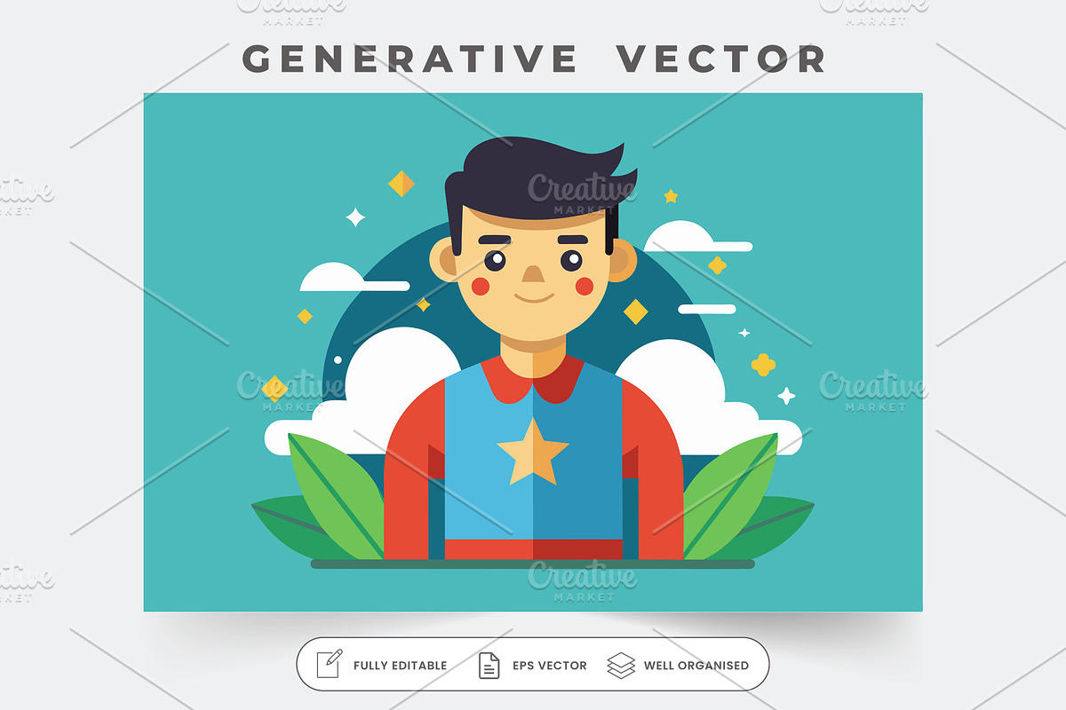 This character radiates self-confide, a Graphic by Iftikhar Alam