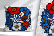250th Celebration Textured Print, an Animal Illustration by Sharon Schwalbe (Thumbnail 2 of 4)