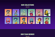 NFT Collection Landing Page template, a Landing Page Template by CodexCoder Themes (Thumbnail 4 of 7)