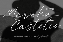 Maruka Castelio - Signature font