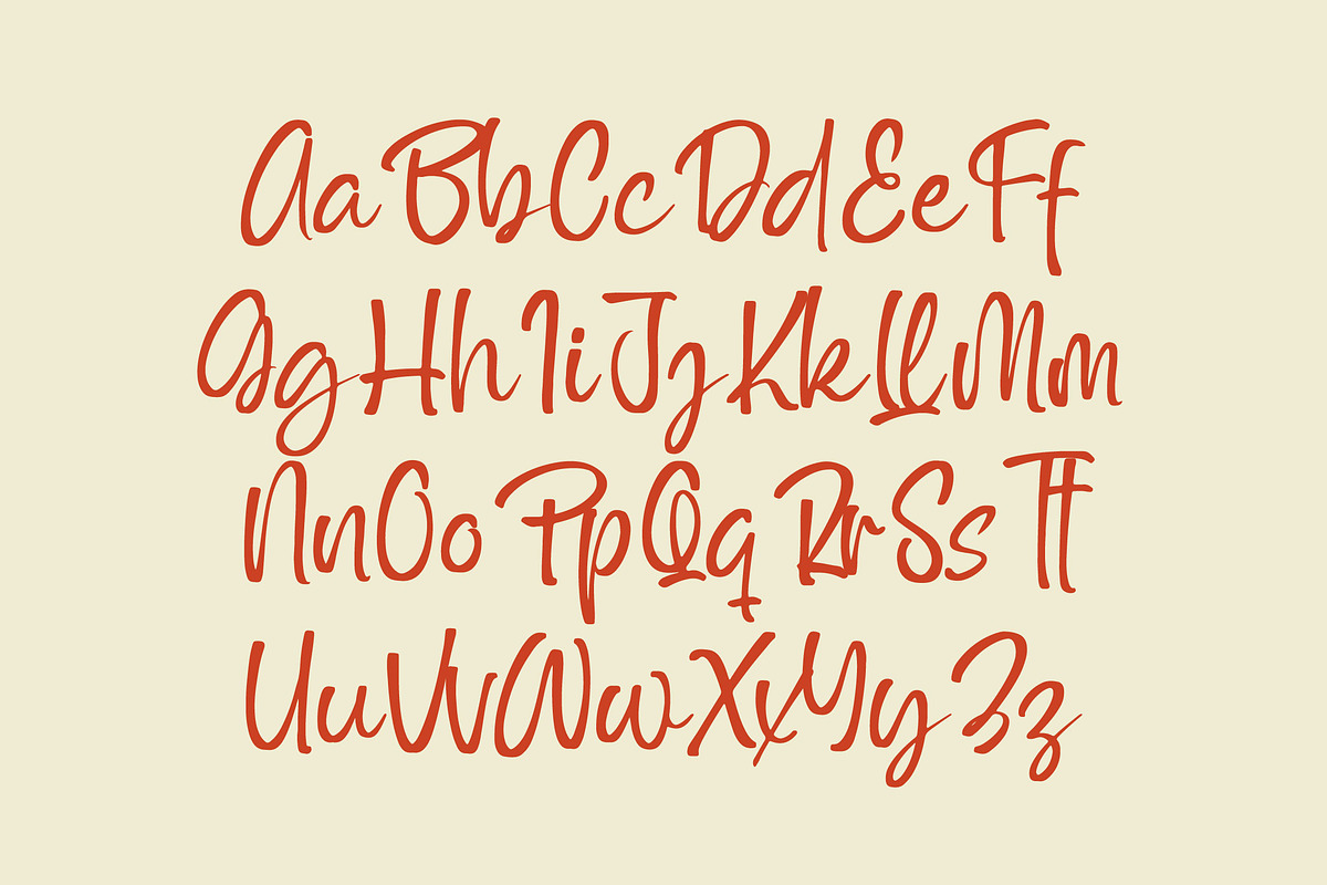 Outline Delighta Aesthetic Font, a Script Font by Letterena Studios Script (Photo 15 of 20)