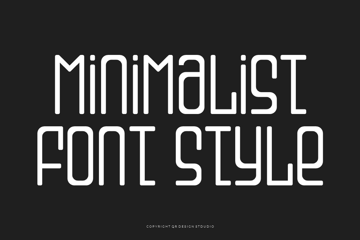 Monoger Outline - Monoline Font, a Sans Serif Font by QR Design Studio (Photo 3 of 7)