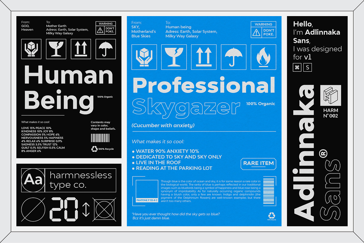50% off Adlinnaka Sans - Font Family, a Sans Serif Font by HARMNESSLESS (Photo 7 of 11)
