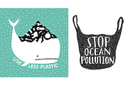 Save the ocean ecology set, an Animal Illustration by JULYMILKS (Thumbnail 4 of 4)